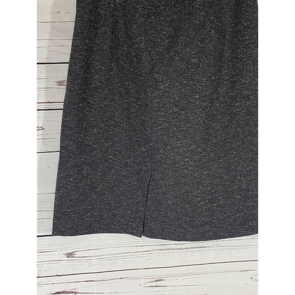 Worthington Skirt Womens Sz 10 Brown Tweed Lined Back Zipper & Vent Career Belt - Picture 7 of 11